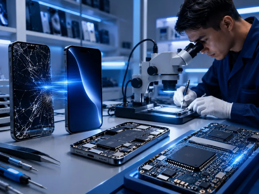 Professional Mobile Phone Display Replacement & Chip-Level Repair Services
